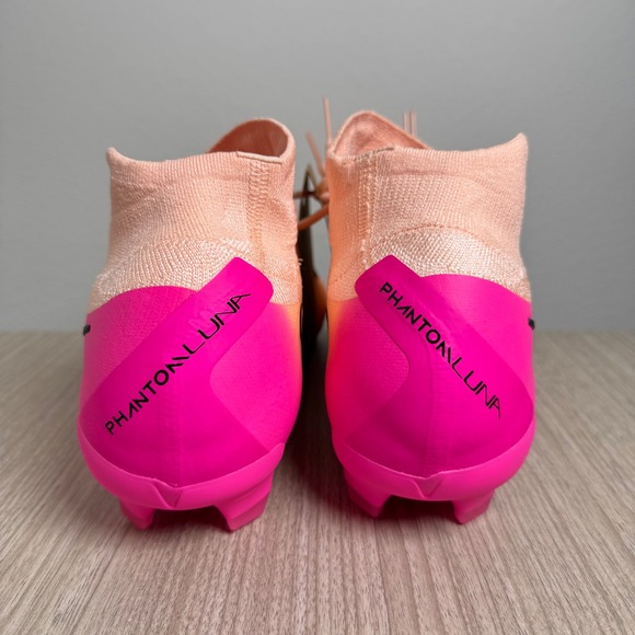 Nike Phantom Luna 2 Pro Flyknit FG Soccer Cleats 11.5 Peach Pink ACC FJ2575-800 - Picture 3 of 7